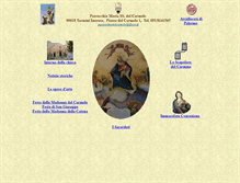 Tablet Screenshot of mariadelcarmelotermini.diocesipa.it